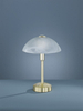 Lampa stołowa Trio 525790108 biały/złoty