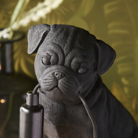Lampa stołowa Endon Lighting Pug Puppy 107325 czarny