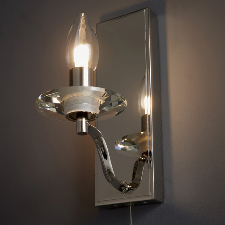 Kinkiet Endon Lighting Garland 92959 nikiel