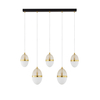 Lampa wisząca Luces Exclusivas LE44332 złoty i odcienie złota