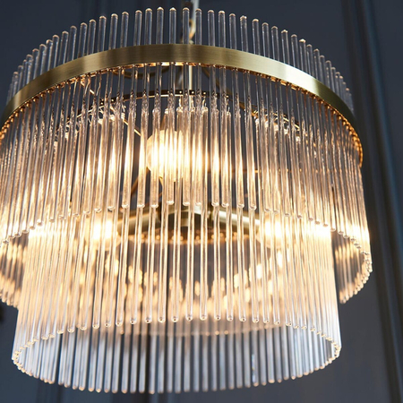Endon Lighting Lampa wisząca 99167 mosiądz