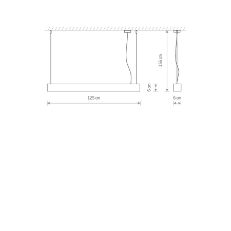 Lampa sufitowa SOFT LED  120X6 Nowodvorski 7525 grafitowy