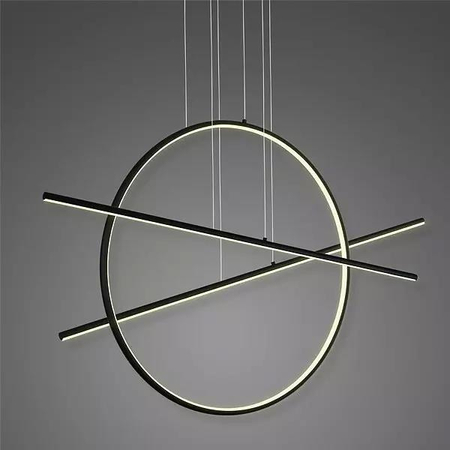 Lampa wisząca Linea No.3 czarna 3k