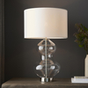 Lampa stołowa Endon Lighting Kelda Shaped 102676 nikiel