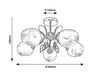 Lampa sufitowa Rabalux Fauna 5099 złoty