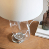 Lampa stołowa Endon Lighting Gideon 90535 nikiel