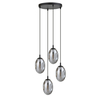 Lampa wisząca ASTRAL 4 Emibig 1266/4PREM czarny