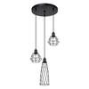 Sollux Lighting Lampa wisząca SUBA 3P czarna SL.1166