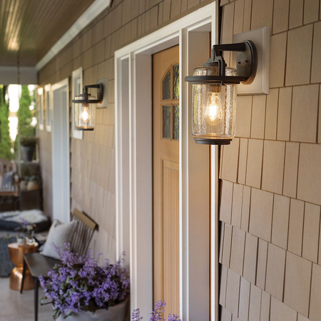 Średnia latarnia naścienna Andover - 1 źródło światła Quintiesse QN-ANDOVER-M