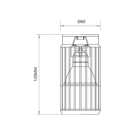 Milagro VERTICAL BLACK DOWNLIGHT 1xGU10 ML0292 CZARNY