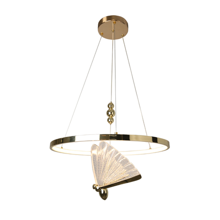 Light Prestige Lampa wisząca Marissa Ring złota LED CCT LP-2515/1P GD