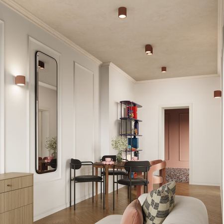 Sollux Lighting Plafon AURA 2 mocca GU10 SL.1805