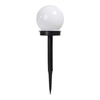 Eko-Light Lampka ogrodowa solarna kulka EKO0595 CZARNY / BIAŁY