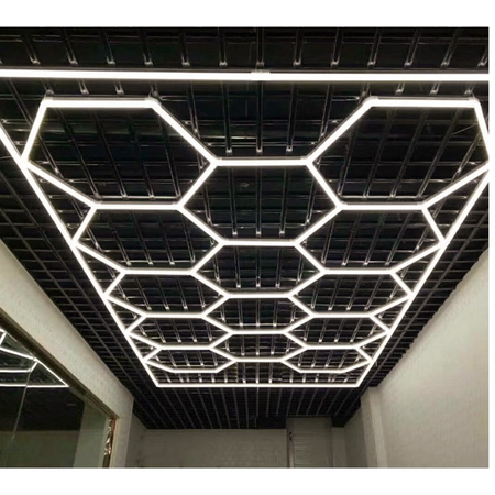 Modułowy system oświetleniowy autogamma HEXAGON LED 297 x 515 cm 3500K aluminium