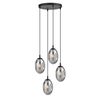 Lampa wisząca ASTRAL 4 Emibig 1266/4PREM czarny
