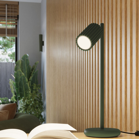 Sollux Lighting Lampa wisząca KARBON 3P zielona oliwka SL.1614