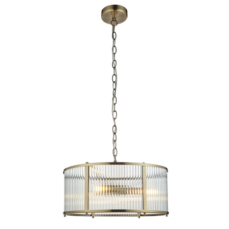 Lampa wisząca Endon Lighting Ridgeton 106282 mosiądz