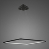 Lampa wisząca Ledowe Kwadraty No.1 40 4k czarna