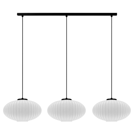 Lampa wisząca Kaja PESO K-5672 biały, czarny