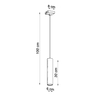 Sollux Lighting Lampa wisząca LAGOS 1 biały SL.0323