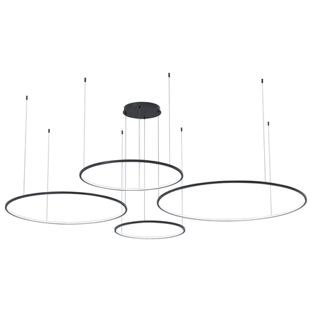 Milagro Lampa wisząca Saturno Black 120W LED ML0848 CZARNY