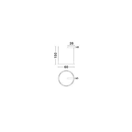 Lampa wisząca Luces Exclusivas CARENSO LE45406 czarny