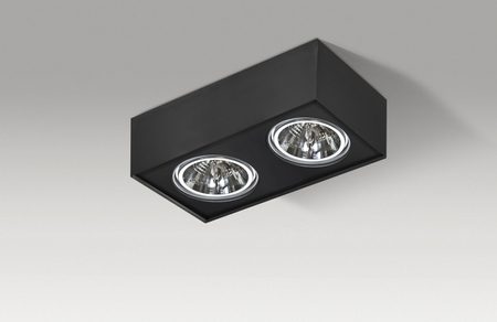 Lampa sufitowa PAULO 2 230V BLACK/BLACK Azzardo AZ2881 czarny