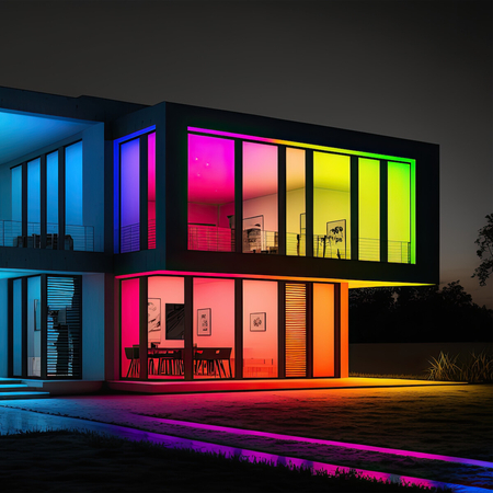 Eko-Light Zestaw Led RGB 5m IP65 Sterownik + Pilot EKZ2291