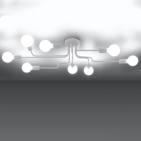 Sollux Lighting Żyrandol VECTOR 8 biały SL.1444