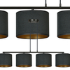 Lampa wisząca HILDE 4 BL BLACK Emibig 1054/4 czarny