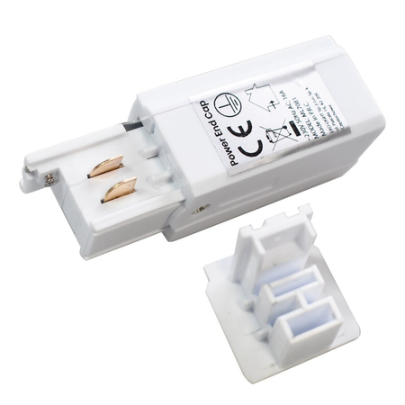 Eko-Light Zasilanie Prowadnicy Track Light Biały 3-obwodowy ML7081 BIAŁY