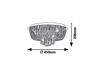 Lampa sufitowa Rabalux Larisha 6806 chrom