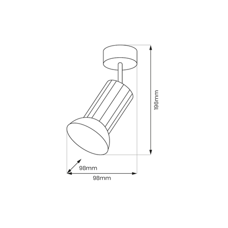 Milagro Oprawa Tulip Spot Biały 1xGU10 ML1204 BIAŁY