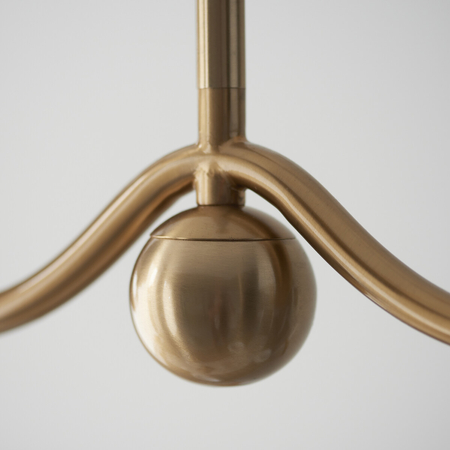 Lampa wisząca Endon Lighting Santiago 108211 mosiądz