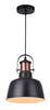 Lampa wisząca DARLING 1 BLACK Azzardo AZ2409 czarny