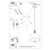 Sollux Lighting Lampa wisząca PABLITO SL.0847