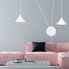 Lampa wisząca ABRAMO 2 WHITE Emibig 159/2 biały