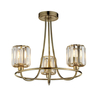Lampa sufitowa Endon Lighting Berenice 107801 mosiądz