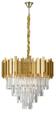 Lampa wisząca Luces Exclusivas CAMPANA LE42285 złoty