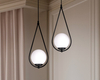 Lampa wisząca NEVE BLACK Kaja K-4771 czarny