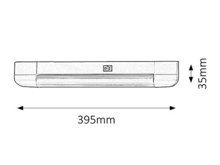 Lampa wewnętrzna Rabalux Band light 2306 srebrny
