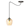 Lampa wisząca LEVEL 1 BL MIODOWY Emibig 758/1 czarny/złoty