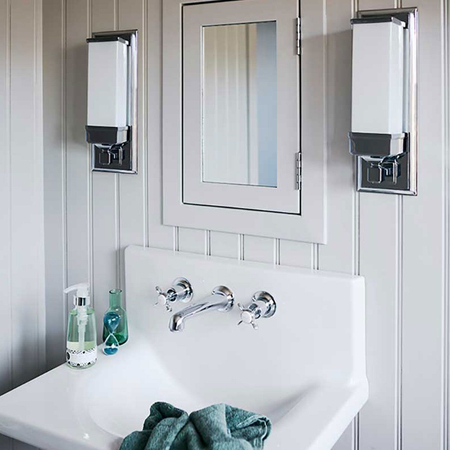 Kinkiet Elstead Lighting Cambridge chrom BATH-CM1