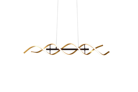 Lampa wisząca Trio 341810208 złoty
