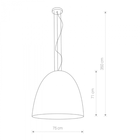 Lampa wisząca Nowodvorski 9025 Egg XL