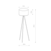 Lampa podłogowa CADILAC Nowodvorski 7992 szary