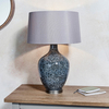 Lampa stołowa Endon Lighting Ilsa 79842 nikiel