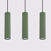 Sollux Lighting Lampa wisząca KARBON 3L zielona oliwka SL.1613