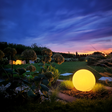 Eko-Light Kula Ogrodowa Globo Fi400 1xE27 EKO0458 BIAŁY