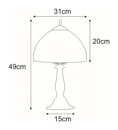 Lampa stołowa SARGAN Kaja K-G121551 